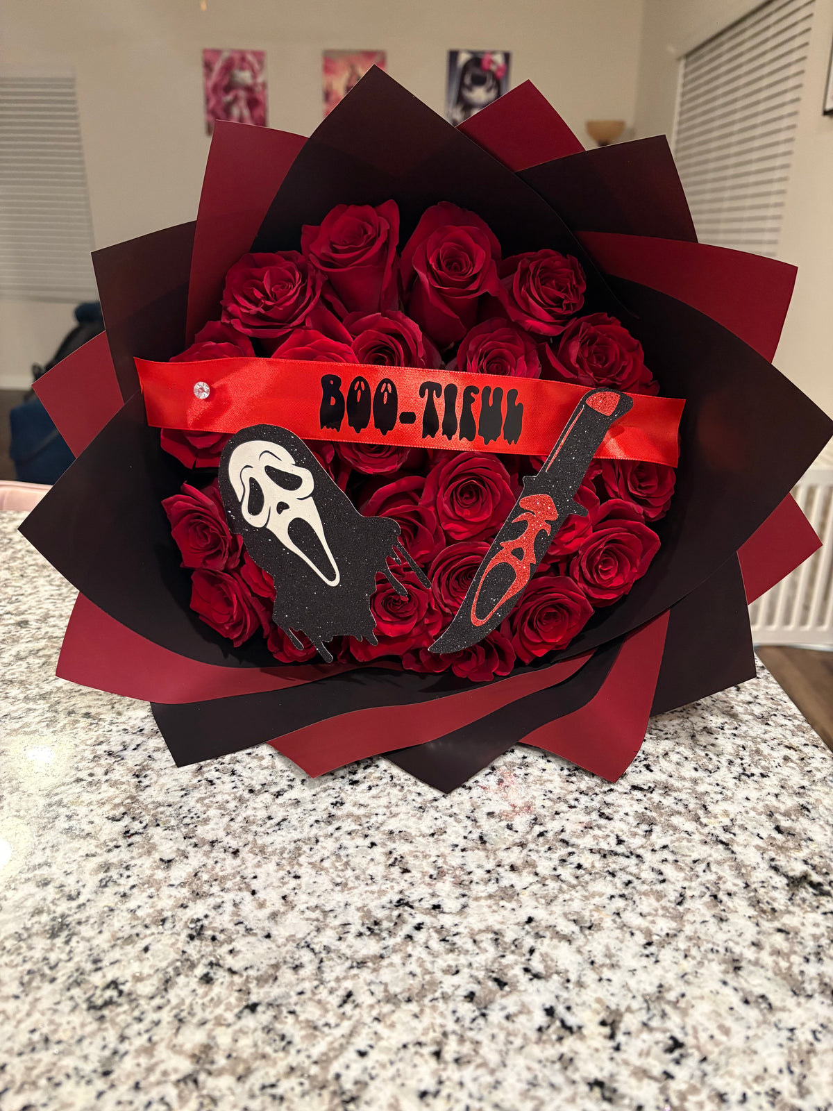 Halloween Ghostface Bouquet