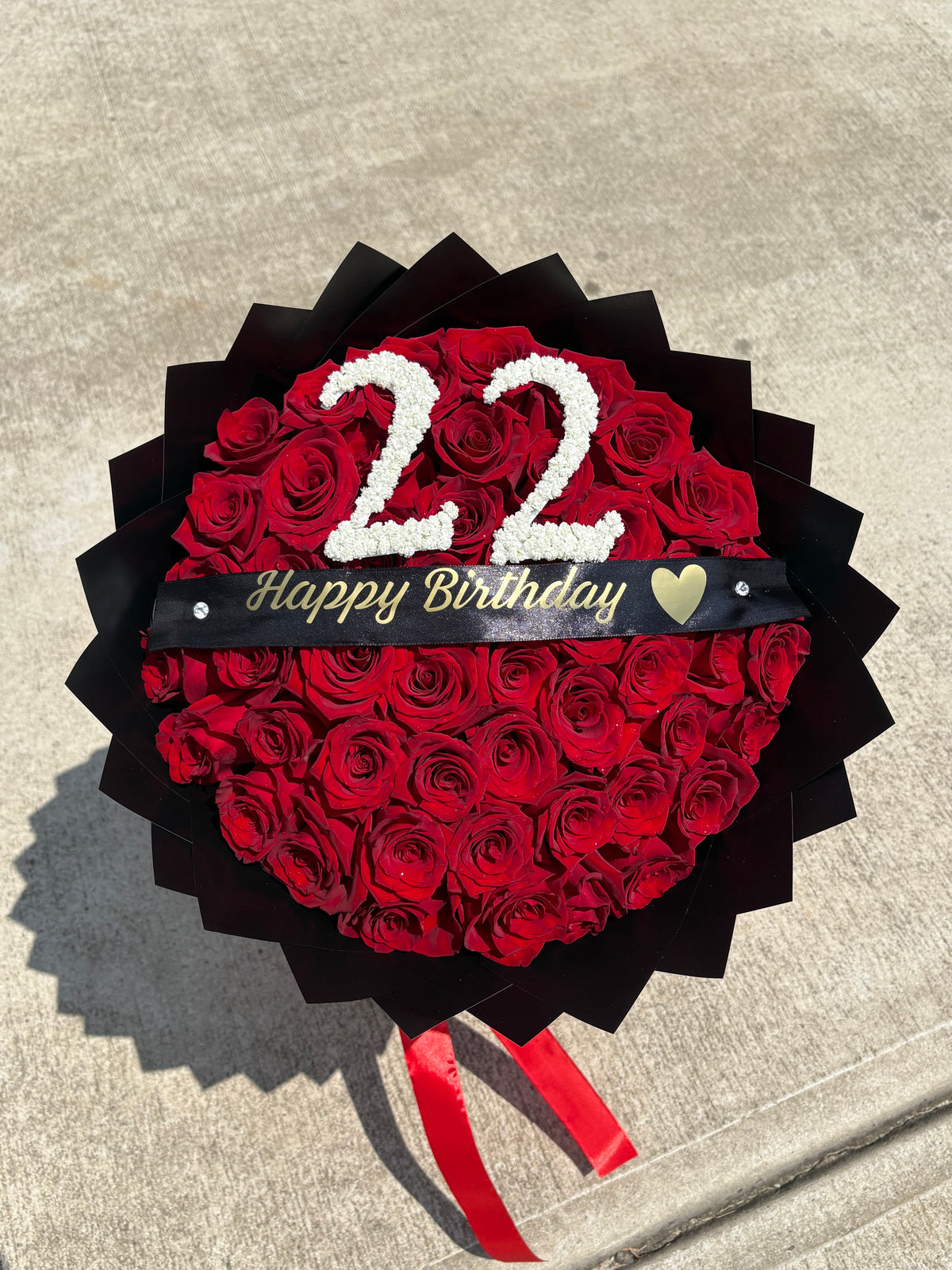 50 Count Red Rose / Birthday Bouquet