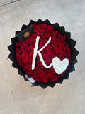50 Red Rose Intial Bouquet