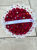 Bedazzled Babe 50 count rose bouquet