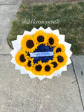25 Count Blue Rose Bouquet W/Sunnies