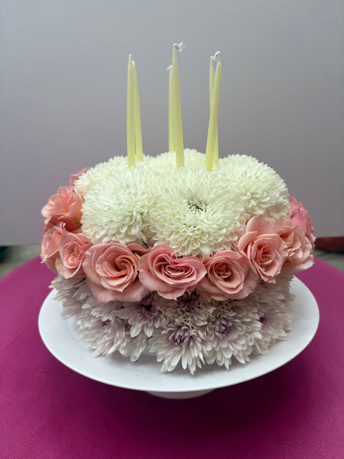 24k Floral Cake