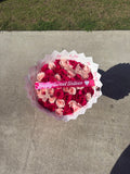 50 Count Two-tone Pink Fresh Rose bouquet