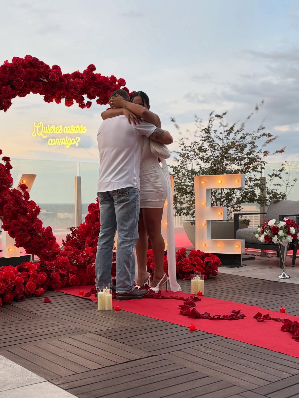 Marry Me | Marquee 24k Experience with Red Heart Arch