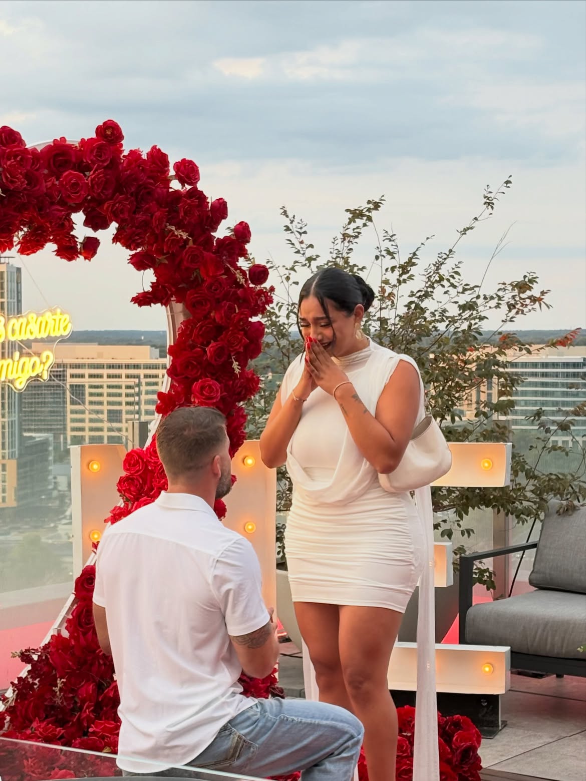 Marry Me | Marquee 24k Experience with Red Heart Arch