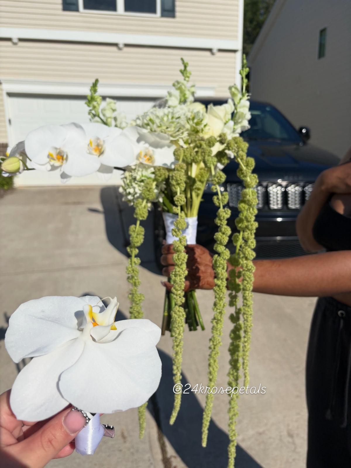 Lux Cascading Bridal Bouquet