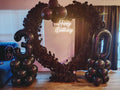 24k Black Rose Heart