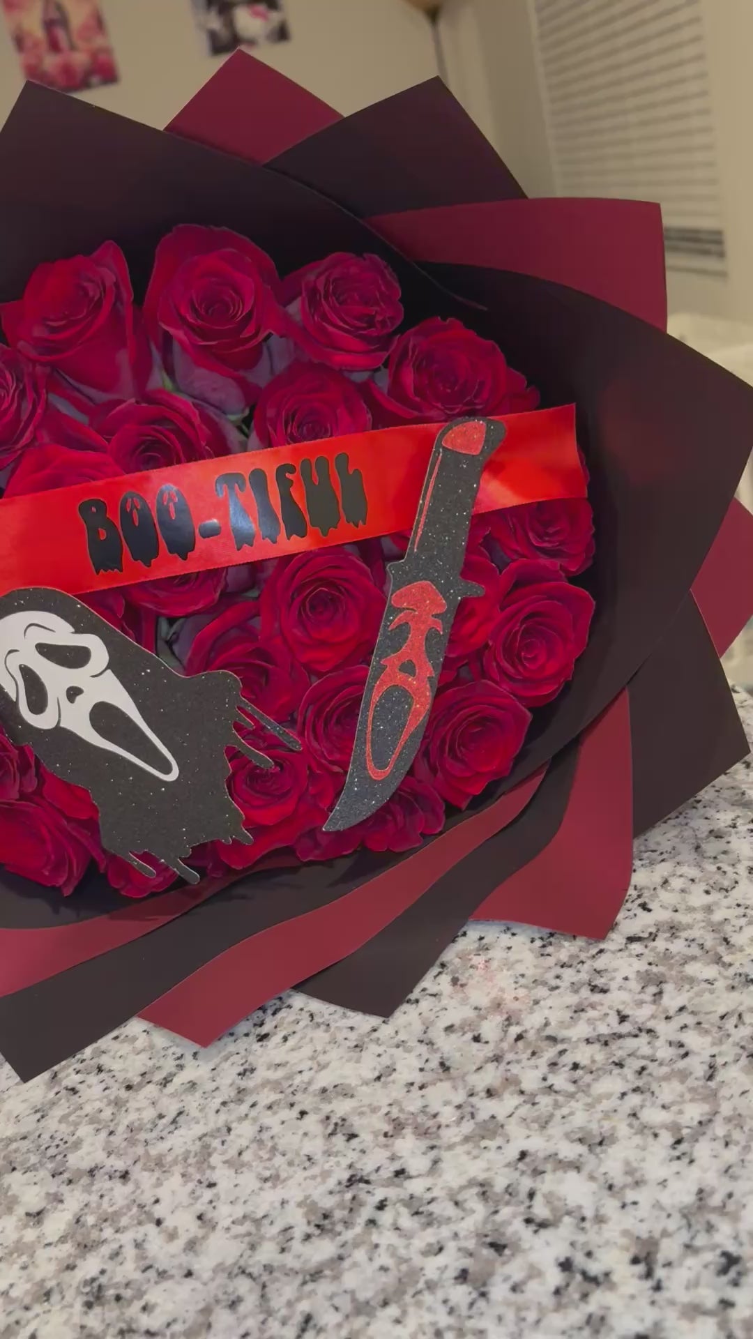 Halloween Ghostface Bouquet