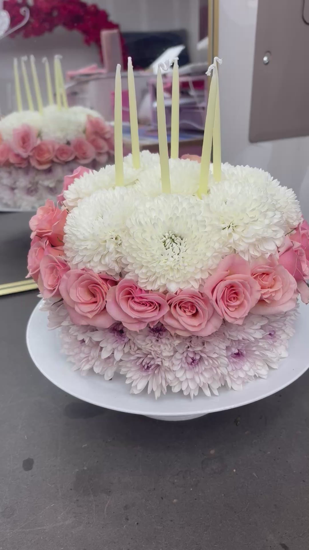 24k Floral Cake