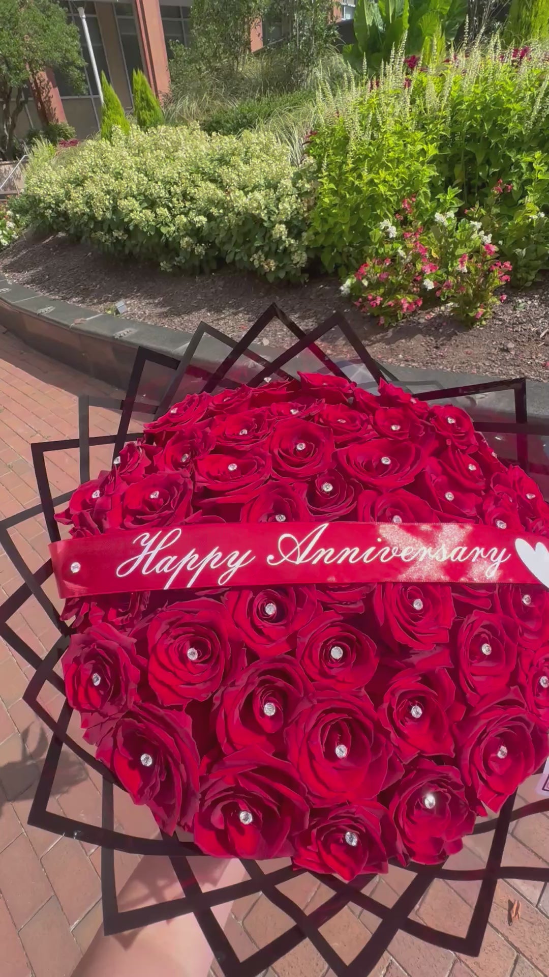 24k Luxury Anniversary 50 rose  Bouquet