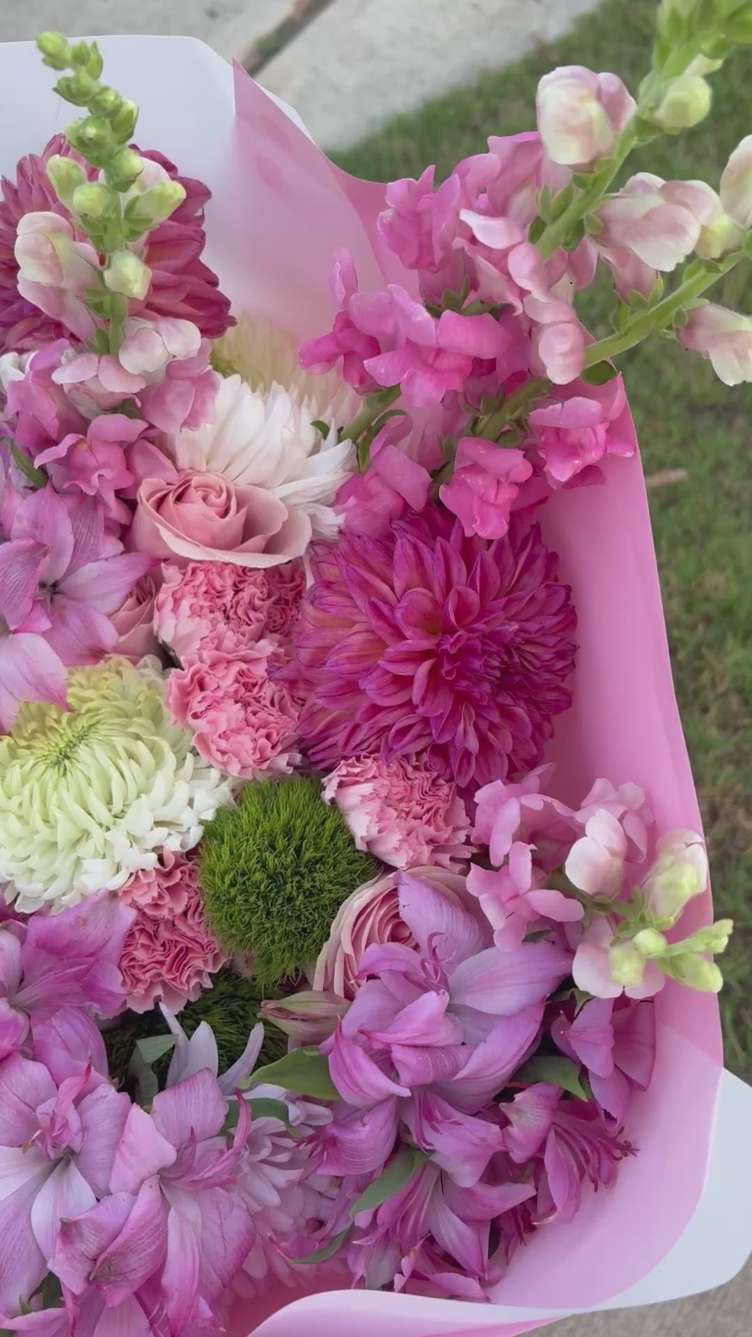 Pink Garden Lux mixed Bloom Bouquet