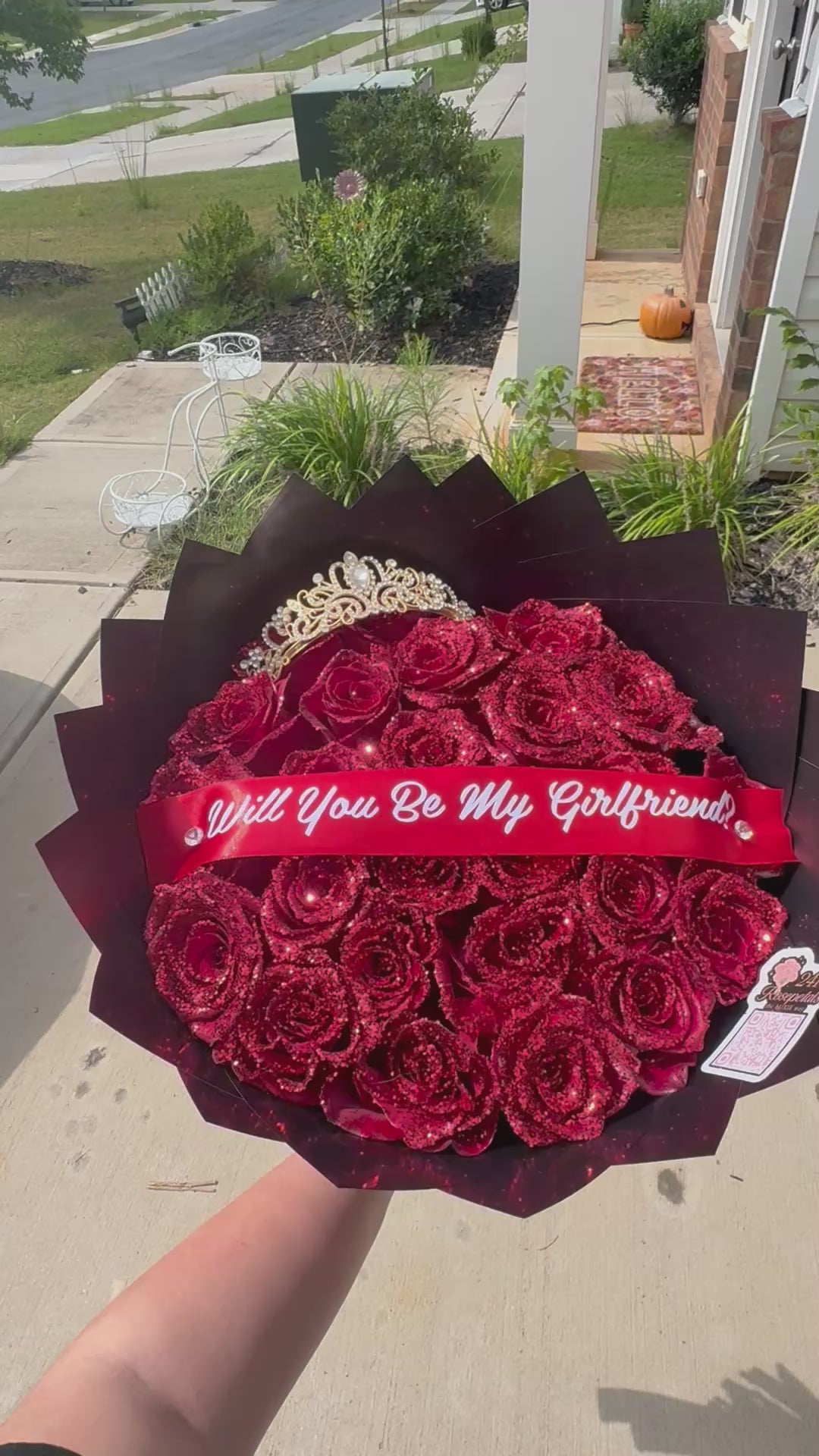 Glitter Rose Bouquet 25 count