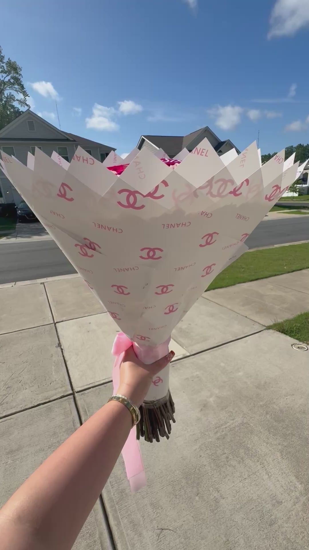 50 Count Two-tone Pink Fresh Rose bouquet