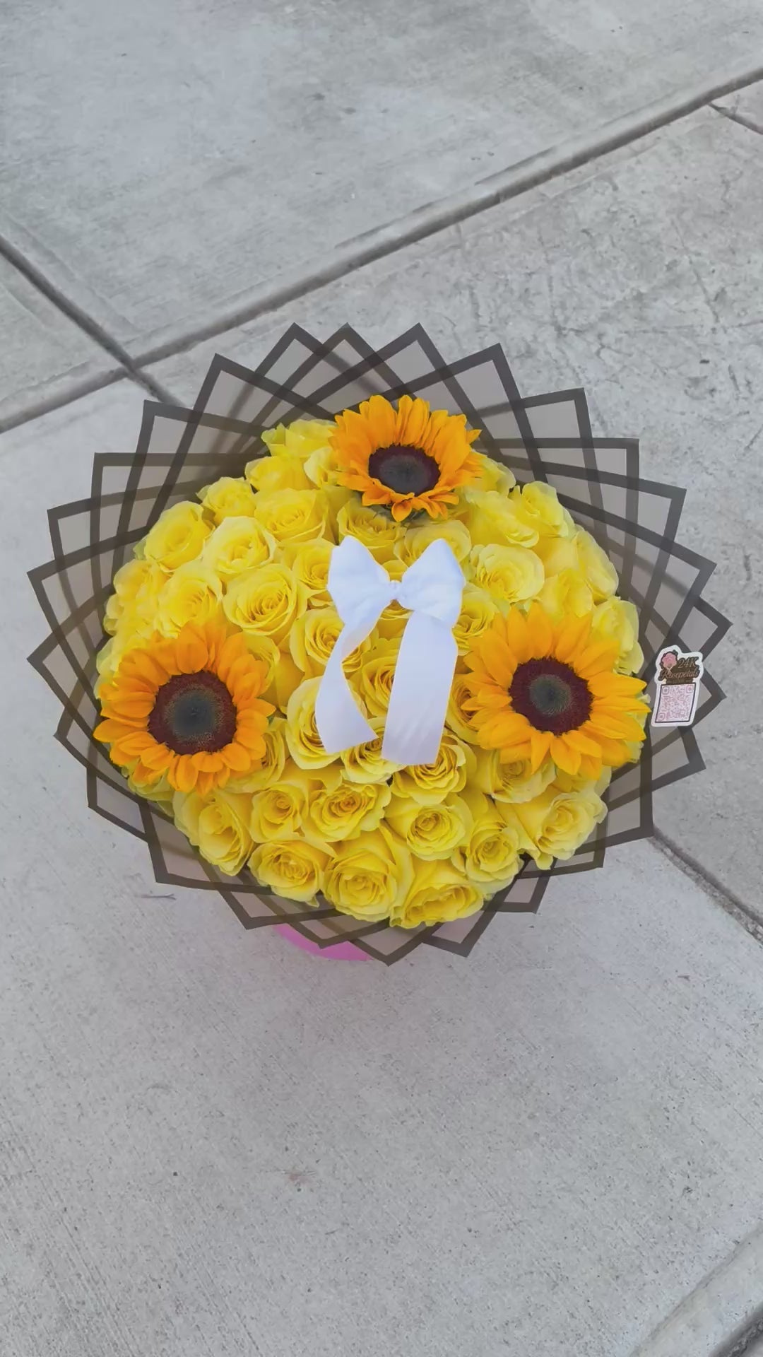 Sunshine 50 count Yellow Rose Bouquet
