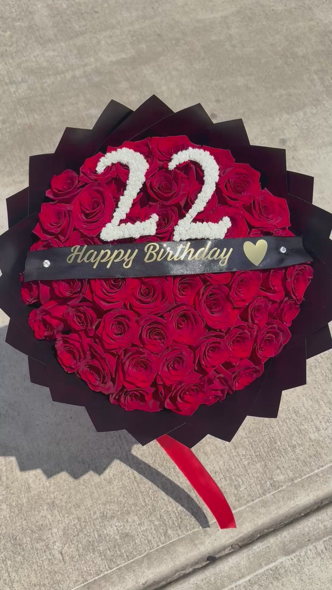 50 Count Red Rose / Birthday Bouquet